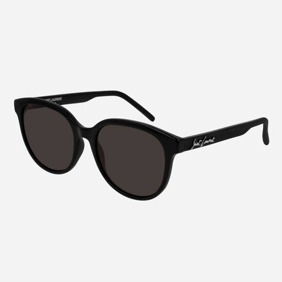 NEW SAINT LAURENT SL317 001 UNISEX BLACK  ROUND SUNGLASSES SL 317 001 - Picture 1 of 3
